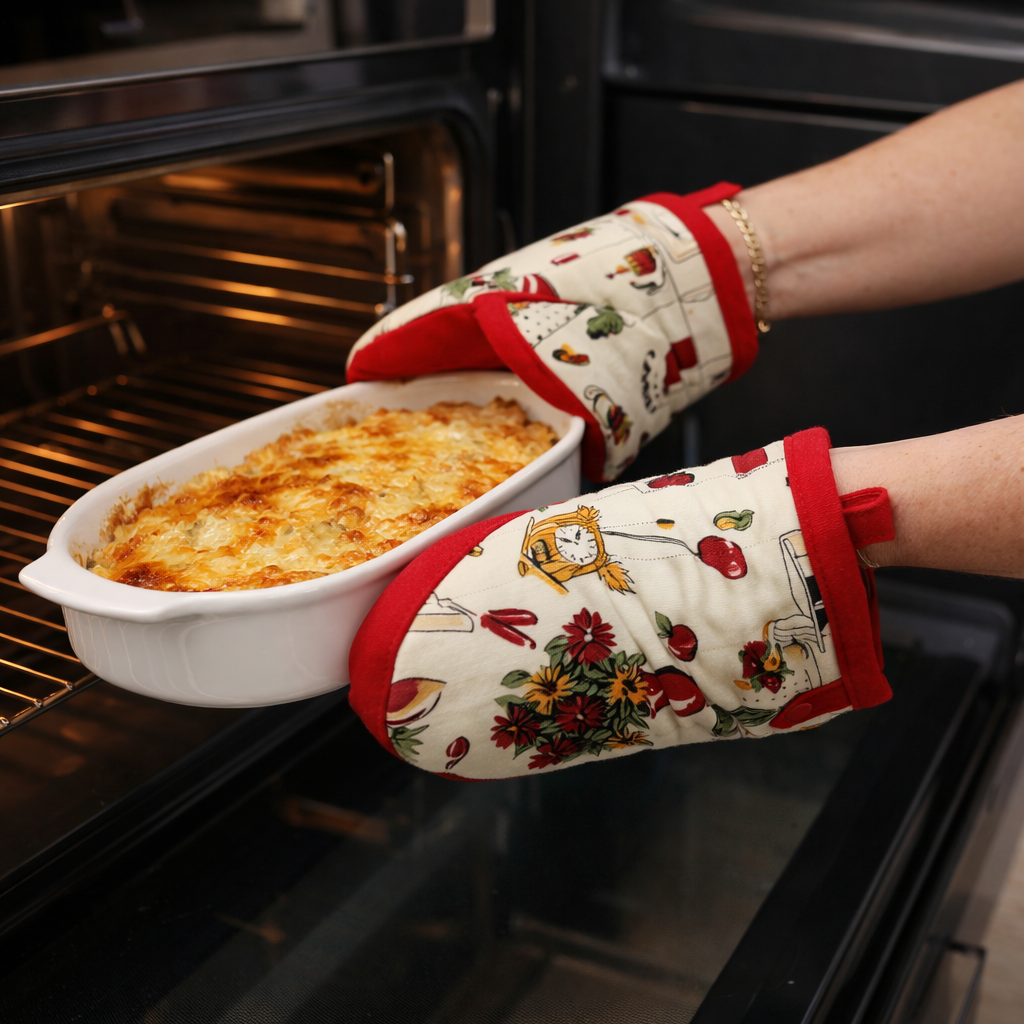 Mitaines de four isolantes en forme de pinces - Style au choix