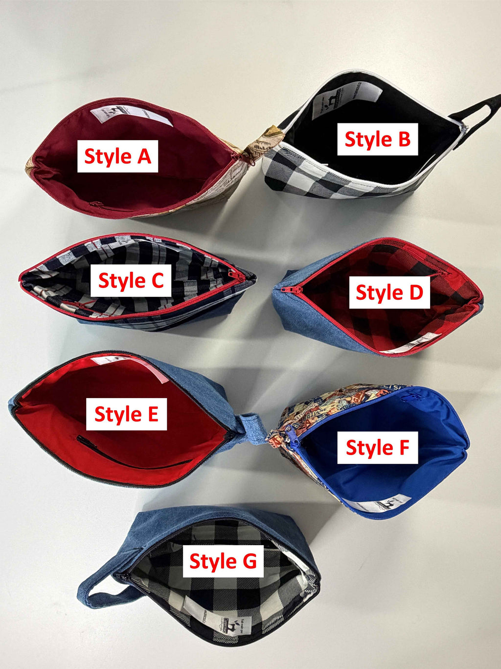 Trousse multi-usages en tissus - Style au choix