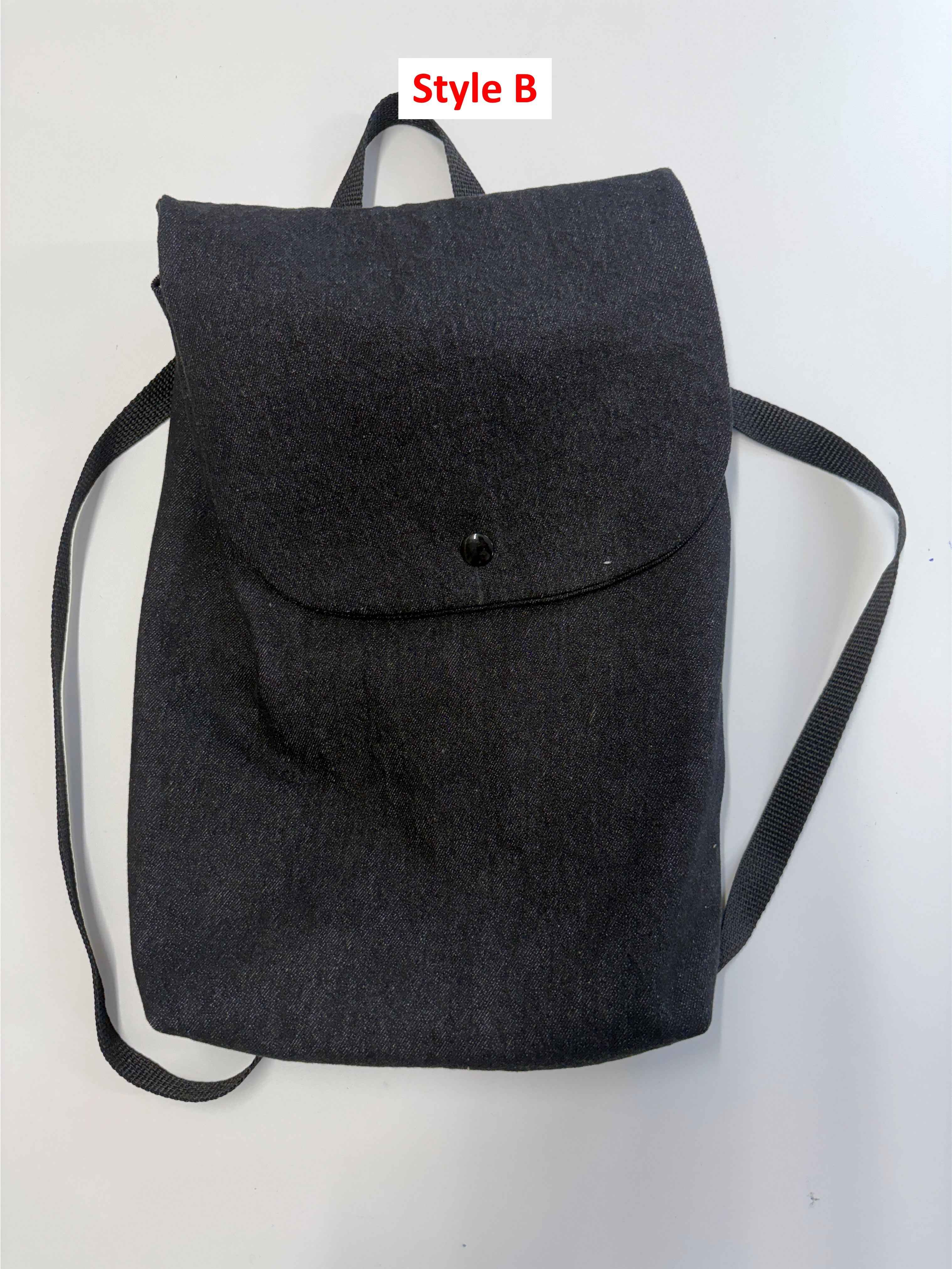 Sac à dos en denim pour adulte