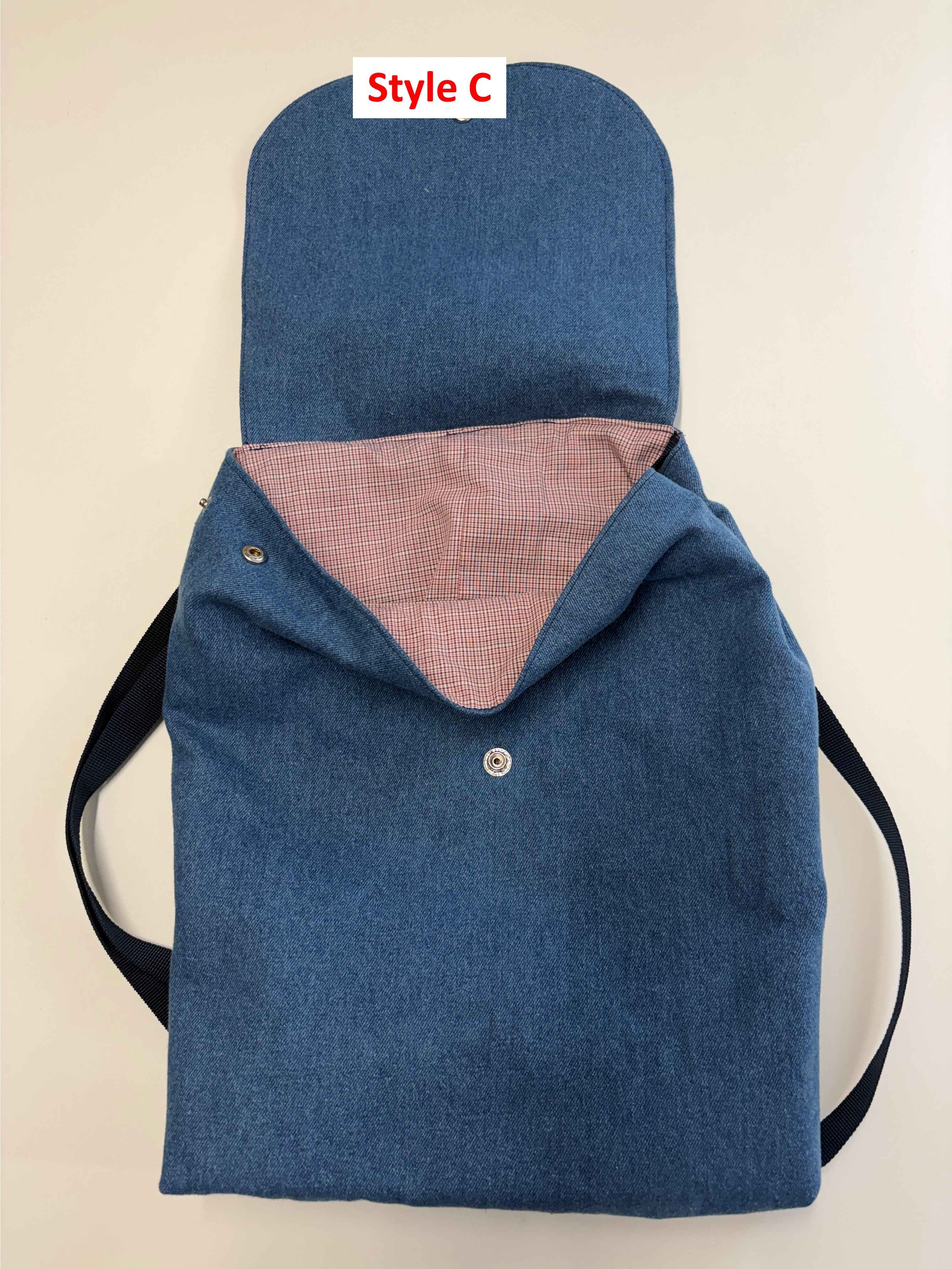 Sac à dos en denim pour adulte