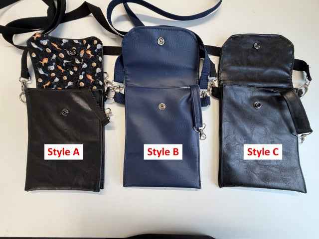 Sac bandoulière en cuir synthétique - Style au choix