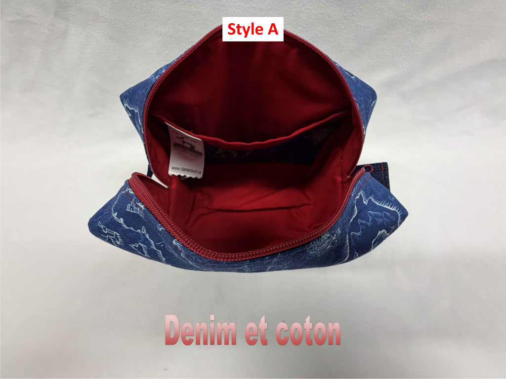 Trousse de toilette matelassée