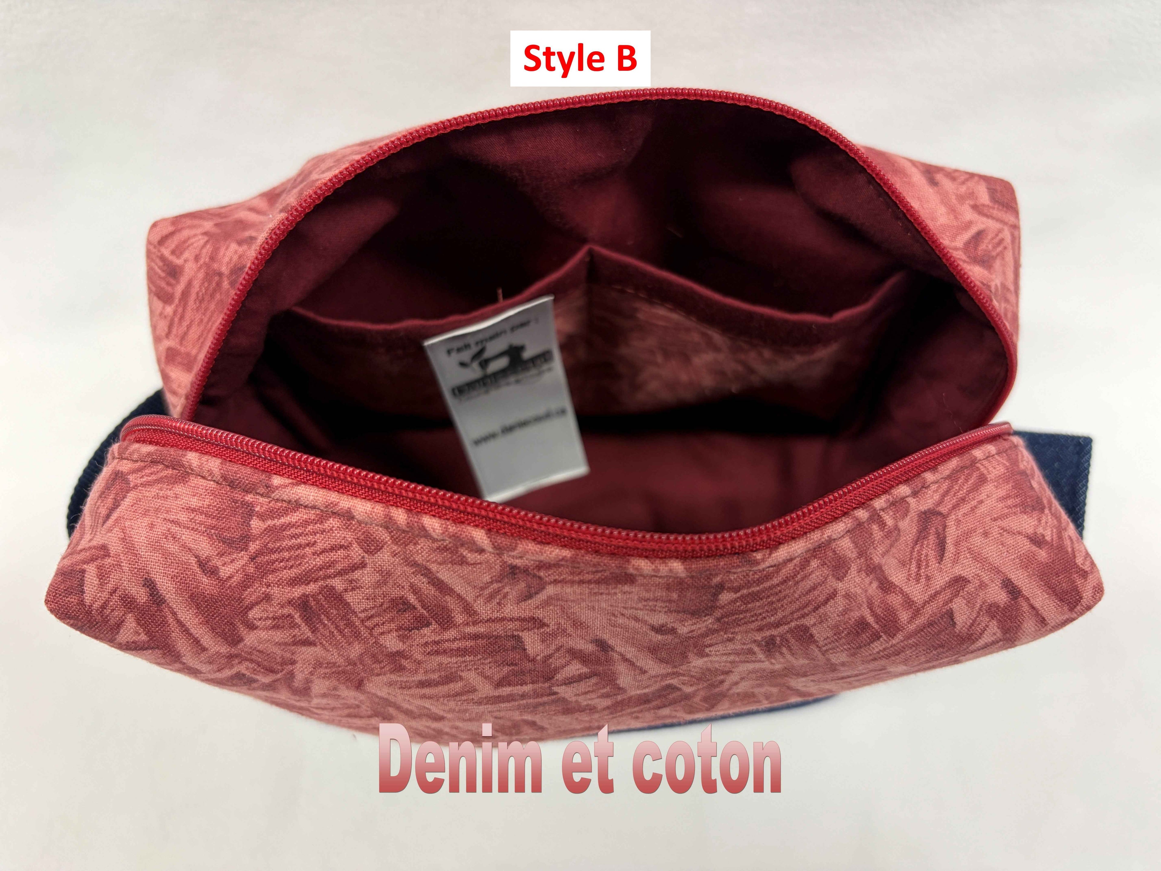 Trousse de toilette matelassée