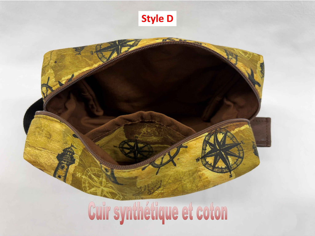 Trousse de toilette matelassée